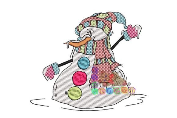 Flat Bottom Snowy: A Holiday Embroidery Review