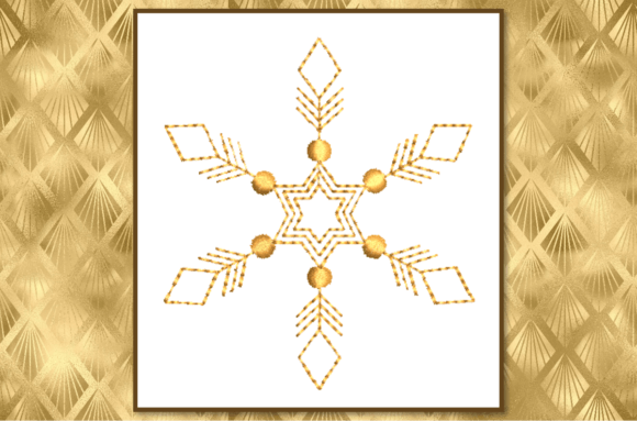 Snowflake-Dainty-E: Elegant Winter Embroidery for Meaningful Gifts